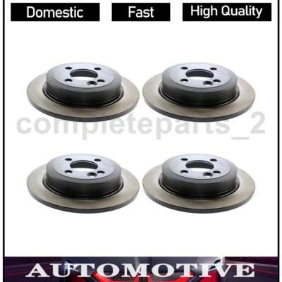 4 rotores de freno delanteros traseros para Audi A4 3,0 L Audi A4 Quattro 3,0 L Foto 1 de 4