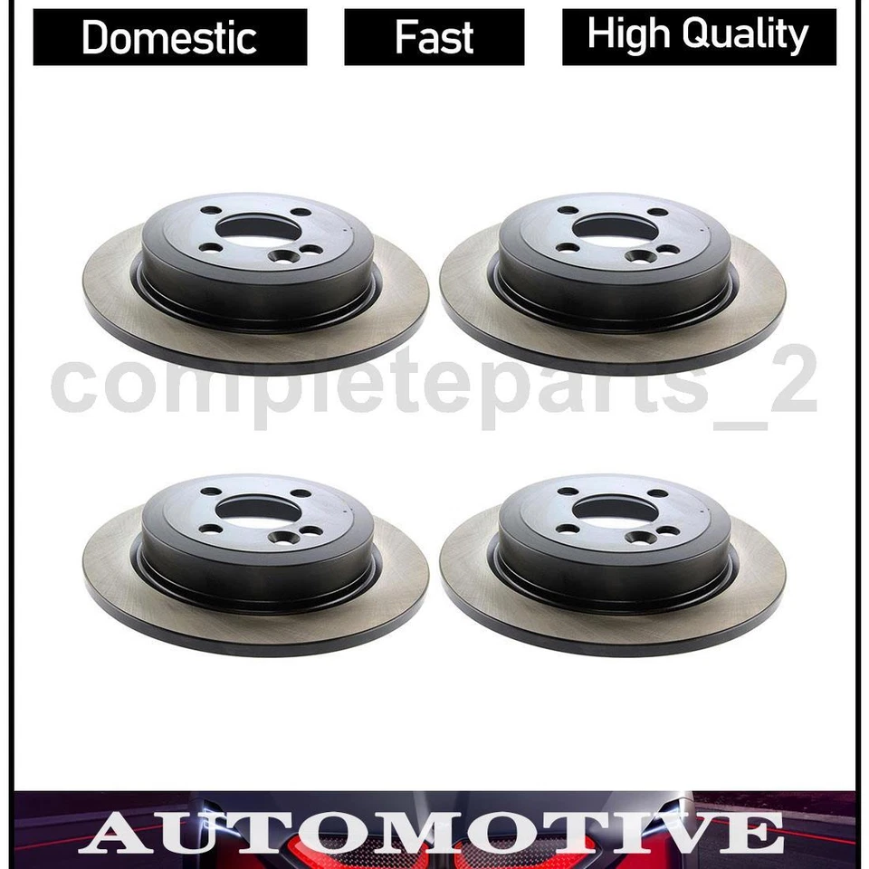 4 rotores de freno delanteros traseros para Audi A4 3,0 L Audi A4 Quattro 3,0 L Foto 1 de 4