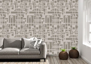 Artwork Stencil Allover Pattern Painting Wall Furniture Reusable Crafts Art TE48 - Picture 1 of 20