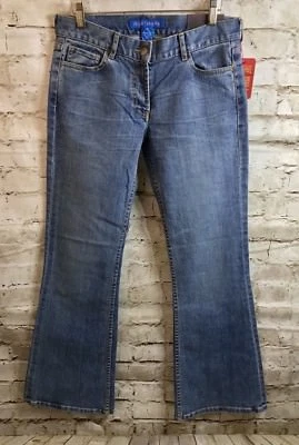  Fcuk Boot Flare Jeans Women's Size 6 Medium Wash Low Rise Denim Foto 1 de 4