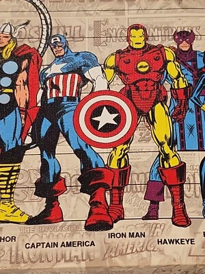 Personajes de cómic de superhéroes de Marvel impresión en lienzo decoración de pared ¡3 pies de largo!  Foto 1 de 4