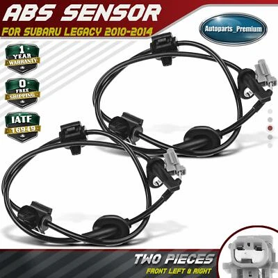 Sensor de velocidade de roda ABS de 2 peças para Subaru Legacy 2010-2014 dianteiro motorista e passageiro - Imagem 1 de 4