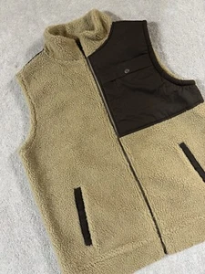 Mountain Khakis Acadian Sherpa Vest Jacket Tan Men's XL Flawless EUC - Picture 1 of 10