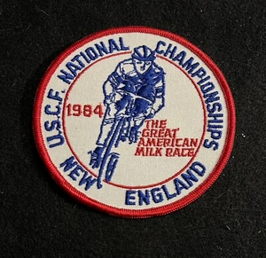 Parche NUEVA INGLATERRA, 1984 USCF GREAT AMERICAN MILK RACE Campeonato Nacional Ciclismo - Imagen 1 de 3