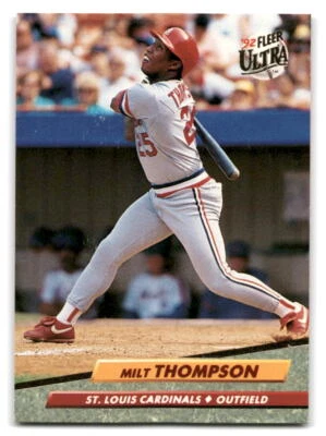 Milt Thompson 1992 Ultra Baseball #272 St. Louis Cardinals - Image 1 of 2