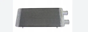 PREMIUM INTERCOOLER TURBO 450X300X76 MM SAME SIDE HIGH FLOW UNIVERSAL - Picture 1 of 3