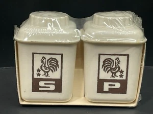 Set Galli Shaker Sale e Pepe da Tavolo Lustro Ware ~ Vintage NUOVO! - Foto 1 di 5