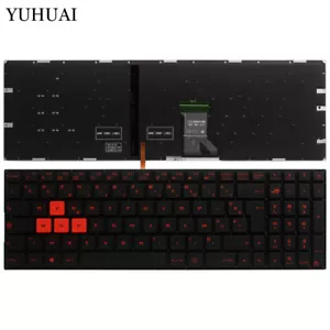 French Laptop For ASUS GL502 GL502V GL502VM GL502VT GL502VY FR clavier Keyboard - Picture 1 of 5