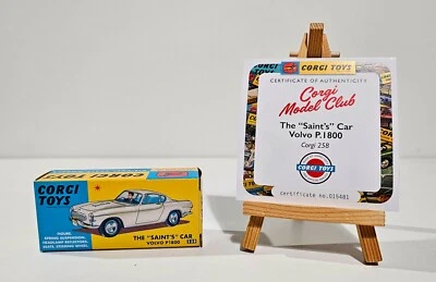 CORGI 258-THE SAINT'S CAR VOLVO P1800 2nd EDIT. PARAMOUNT PICTURES LICENSE 1/42 - Immagine 1 di 4