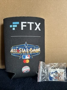 MLB ALL-STAR GAME JACKIE ROBINSON 75 YEARS PIN 2022 FAN FEST + Can/Bottle Sleeve - Picture 1 of 3