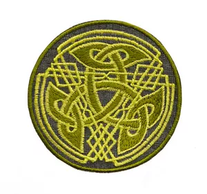 Embroidered Patch Tribal Symbol Tibet Nepal Handmade Creation 1833 E3 - Picture 1 of 1