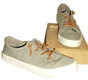 Tommy Bahama Damen grau Canvas Sneaker 10 M - Bild 1 von 5