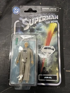 2025 Spin Master DC Superman the Movie Retro 3.75" Action Figure: JOR-EL WHITE - Picture 1 of 2