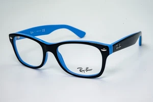 Ray Ban RB 1528 3659 Kids Black on Blue small size 48/16/130 Eyeglasses - Picture 1 of 6