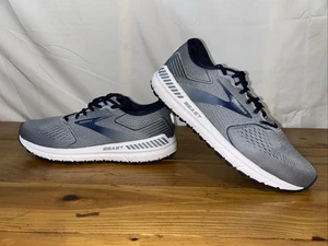 Brooks Beast 20 Hombres Talla 11.5 D Gris Azul Marino Zapatos Atléticos para Correr 1103271D491 - Imagen 1 de 8