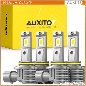 LED Headlights 9005 High Beam 9006 Low Beam Bulbs Super Bright 6000K Xenon White - Picture 1 of 11