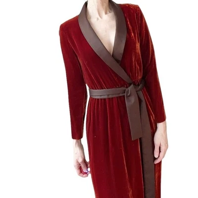 Vintage Velvet dress Albert Capraro XS - Image 1 of 4