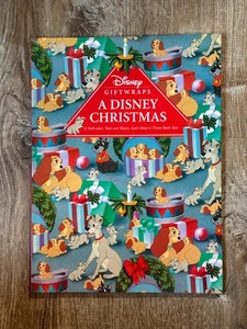 Ein Disney Weihnachten Geschenkpapier Buch 12 Blatt Vintage Geschenkpapier versiegelt 1992 - Bild 1 von 5