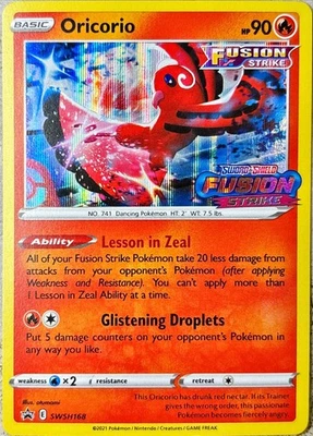 Oricorio - (Prerelease) SWSH168 SWSH: Sword & Shield Promo Cards Holo - Image 1 of 2
