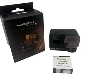 Insta360 Ace Pro 2 8K AI-Powered Action Camera - Black Camera Box Battery Only - Picture 1 of 17
