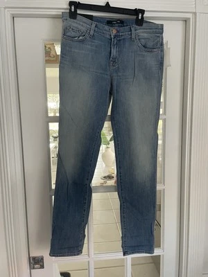J BRAND Women’s Jake Slim Fit Boyfriend Jeans 27 Blue Eternal NWT Retail $224 - Image 1 of 4