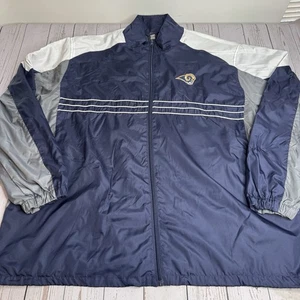 Vintage Reebok Los Angeles Rams Sports Illustrated Windbreaker Jacket Mens XXL - Picture 1 of 12