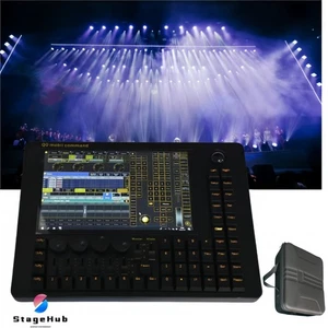DMX512 DJ Disco Bar Stage Lighting Controller Q0 Mobile Command Wing Consola + Bolsa - Imagen 1 de 8