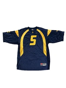 Vintage West Virginia Mountaineers Nike Football Jersey Mens M WVU #5 Pat White - Picture 1 of 10