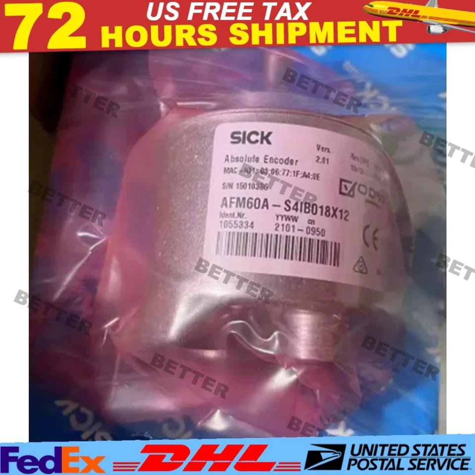 New SICK AFM60A-S4IB018x12 1055334 AFM60AS4IB018x12 Absolute Encoder - Image 1 of 4