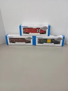 HO Scale Bachmann Silver Series (3) Assorted Freight Cars Lot#1 - Picture 1 of 4