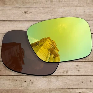 Lentes de repuesto polarizadas hdhut para gafas de sol Oakley Holbrook oro 24K - Imagen 1 de 6