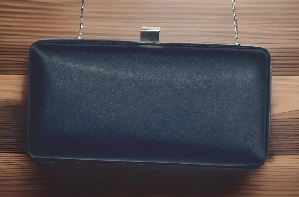 Bolso de mano Enzo Angelioni negro con correa de cadena opcional Foto 1 de 3