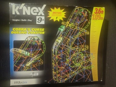 K’NEX Cobra's Curse Dueling Coaster 2010 Set 51023 New - Image 1 of 3