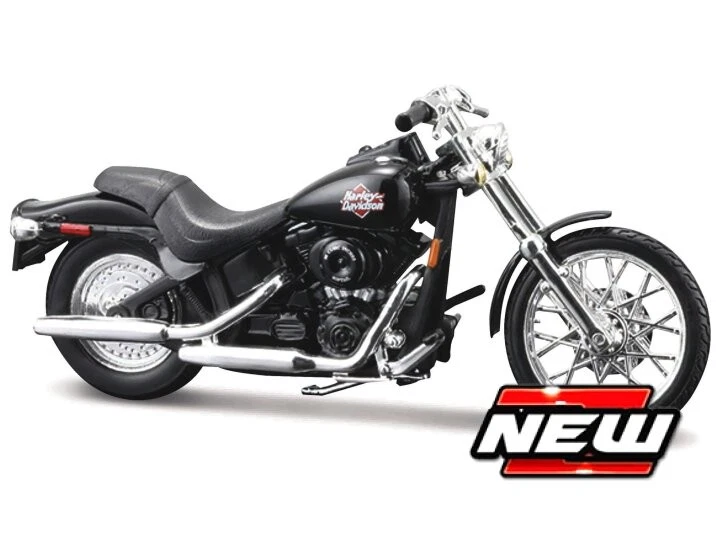 Modellino moto scala 1:18 HARLEY DAVIDSON 2002 FXSTB NIGHT TRAIN motorcycle - Immagine 1 di 1