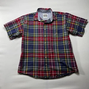 Cinch Herren Kurzarm Mehrfarbig Kariert Western Knopfleiste Hemd - Größe L - Bild 1 von 5