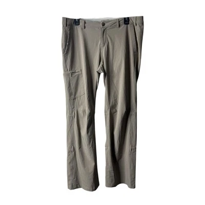 REI Beige Tan Convertible Outdoor Hiking Active Athletic Pants Size 12 Petite - Image 1 of 4