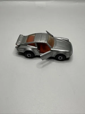 Matchbox Superfast No. 3 Porsche Turbo Silver 1978 Lesney Made In England - Image 1 of 4