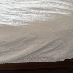 Simply Shabby Chic Blanket Twin Pink Cotton Quilt Crochet Trim Cottagecore 68x88 - Picture 1 of 13