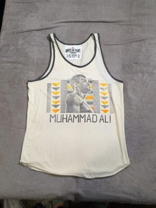 Roots Of Fight Bloodline Muhammad Ali Tank Top Size Large Rare Print GOAT  - Picture 1 of 4
