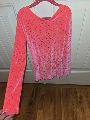 Mondor Figure Skating Dress Child M Pink - Image 1 of 4