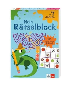 Klett Mein Rätselblock ab 7 Jahren Band 1: 100 kunterbunte Rätsel - Bild 1 von 1