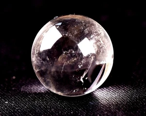 Satyaloka  azeztulite scrying sphere   synergy 12 high frequency quartz   #7943 - Picture 1 of 6