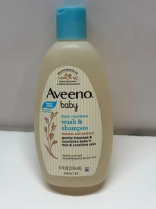 Aveeno Baby Wash & Shampoo per Capelli e Corpo Senza Strappi Fresco 8 Oz - Foto 1 di 4