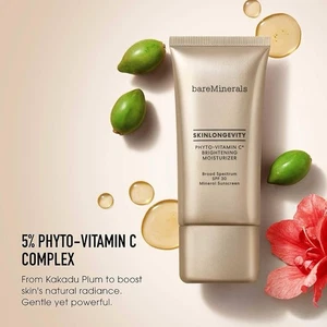 bareMinerals Skinlongevity Phyto Vitamin C Brightening Moisturizer SPF 30 1.7 oz - Picture 1 of 4
