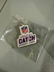 SEALED IN BAG NFL MEDIA/STAFF PIN; CRUCIAL CATCH (2024) - Picture 1 of 2