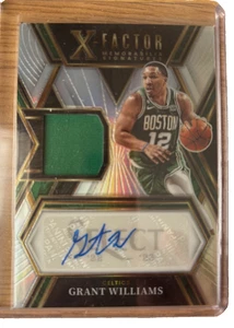 Grant Williams 2022-23 Panini Select X-Factor Memorabilia Silver Prizm Auto /199 - Picture 1 of 2