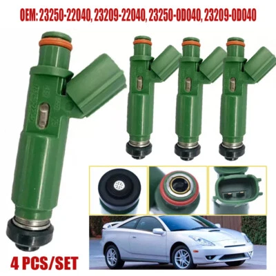 Fuel Injector For Toyota Avensis Celica Corolla Verso MR2 1.8 1ZZ-FE 23250-22040 - Image 1 of 4