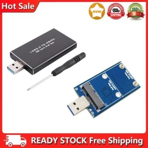 Mini SSD Caddy Wireless MSATA Adapter Hard Disk Case PCI-E Supports 30*30/50 SSD - Photo 1/18