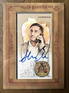 2023 Topps Allen & Ginter SHAMS CHARANIA Auto Autograph Basketball Insider