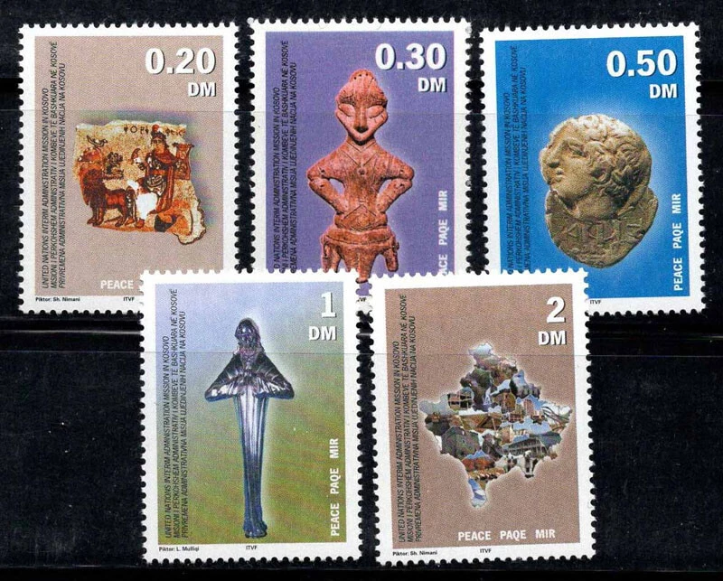 Kosovo 2000 Mi. 1-5 Neuf ** 100% Paix, culture, art - Photo 1/1